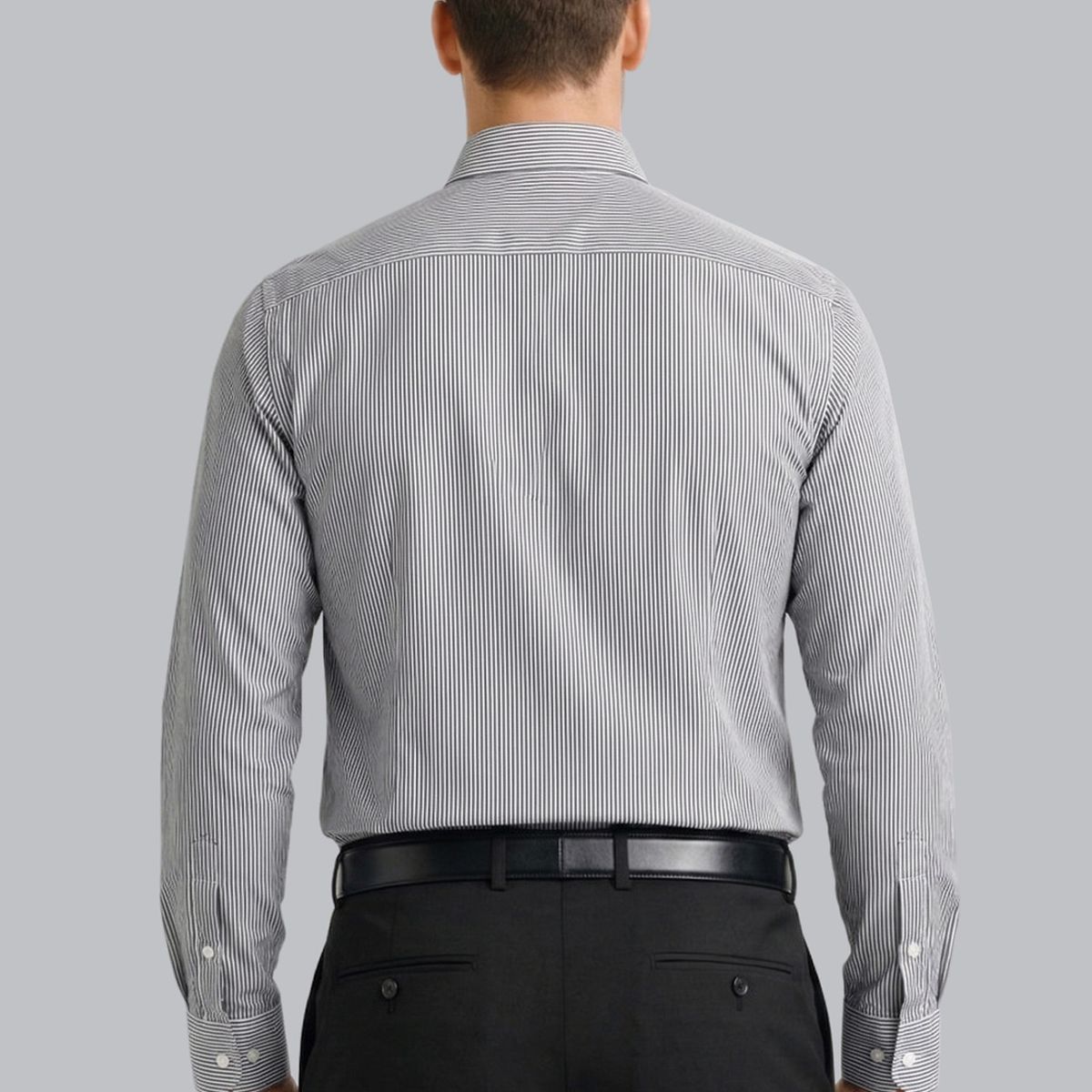 ARROW - Camisa Formal Rayas Tailored Fit Negro Arrow ARROW