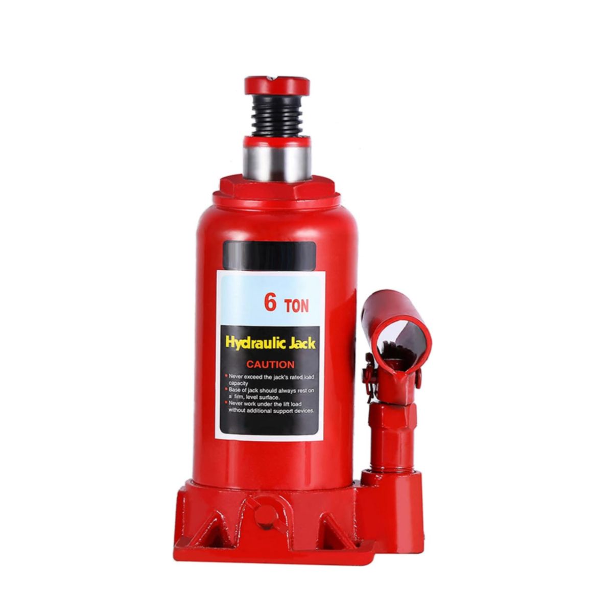GENERICO - Gata Hidráulica de Botella 6 Toneladas Profesional - Rojo