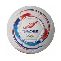 SPOGA - Mini Balón Fútbol Team Chile N°2 2023 Blanco/Multicolor