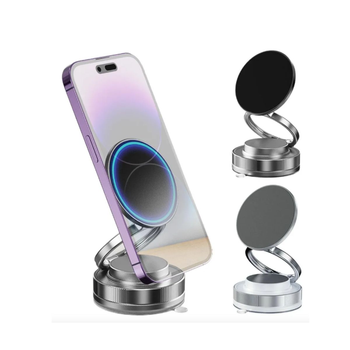 GENERICO - Soporte De Teléfono Magnético Absorción De Vacío Inteligente