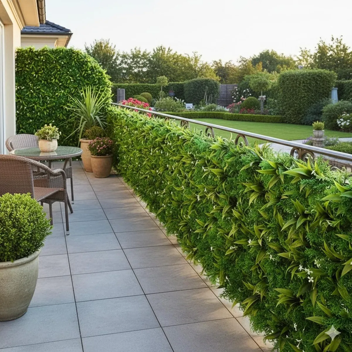 ARBUSTO REAL - Jardín Muro vertical artificial P palmeta Plantas 60x40 cm