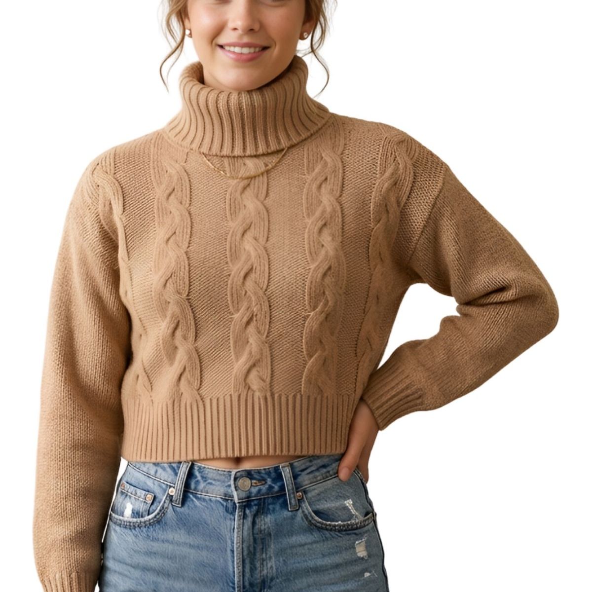 LOOK SHOP - Sweater Lana Mujer Otoño Invierno. Grueso 7022