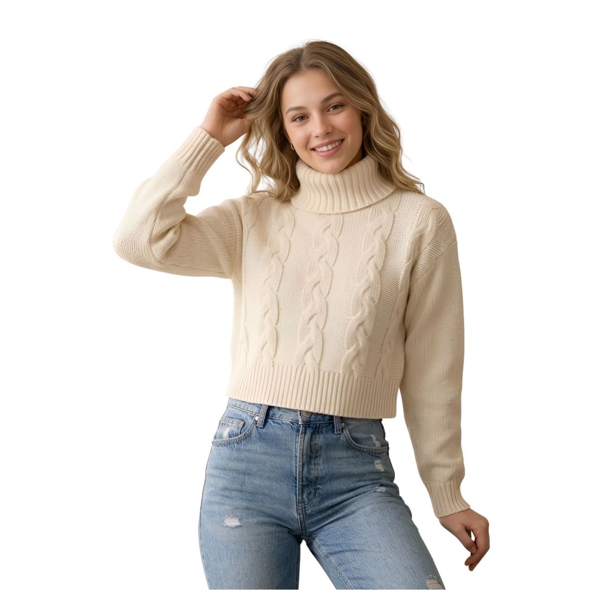 LOOK SHOP - Sweater Lana Mujer Otoño Invierno. Grueso 7022