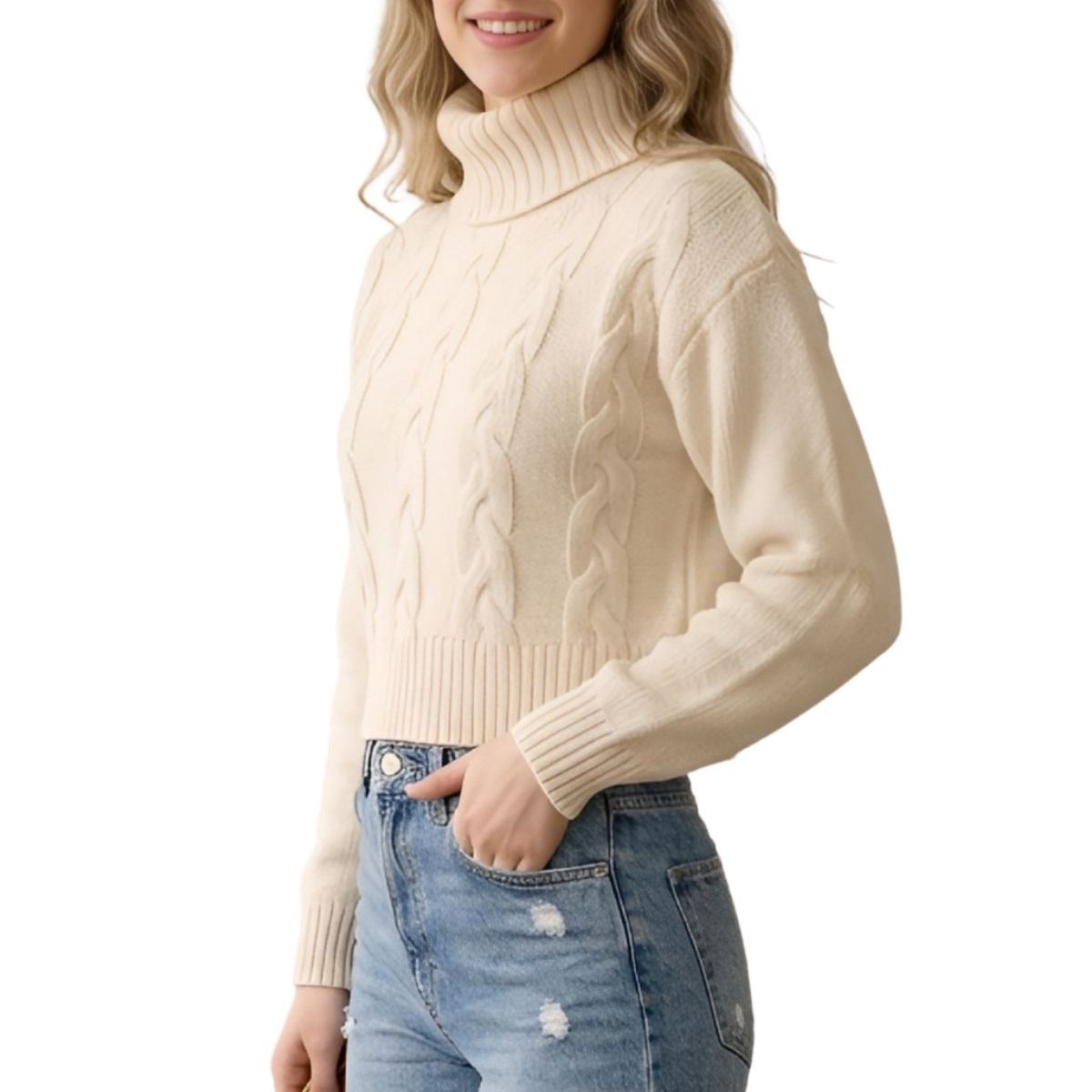 LOOK SHOP - Sweater Lana Mujer Otoño Invierno. Grueso 7022