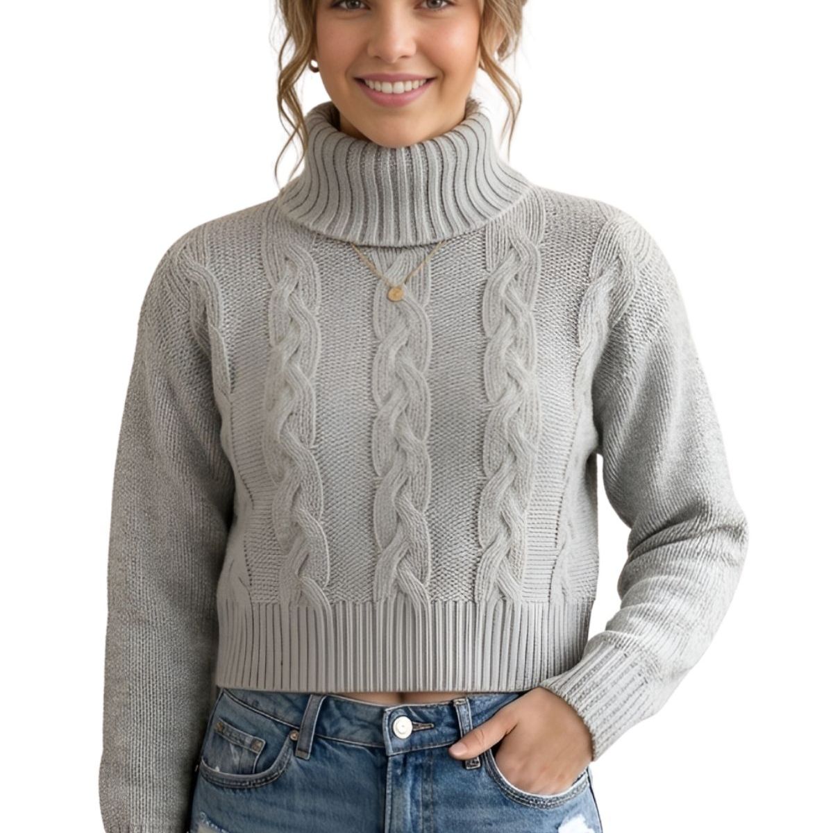 LOOK SHOP - Sweater Lana Mujer Otoño Invierno. Grueso 7022