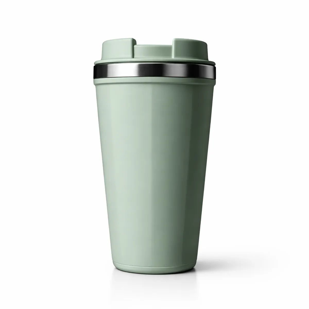 GENERICO - Mug Térmico Antivuelco Antiderrame Smart Grip 500 mL Verde