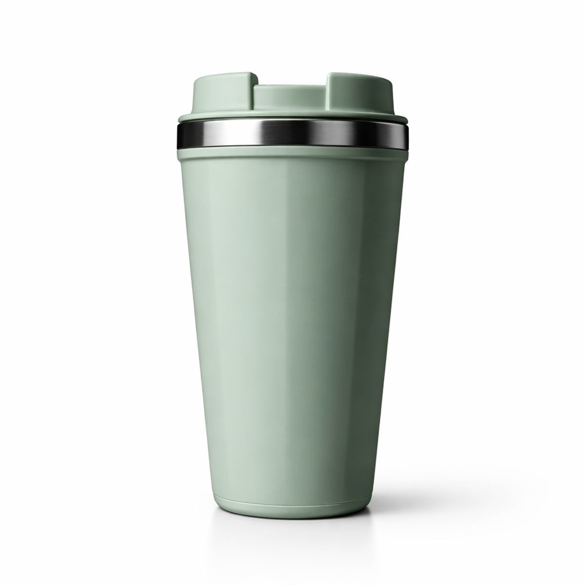 GENERICO - Mug Térmico Antivuelco Antiderrame Smart Grip 500 mL Verde