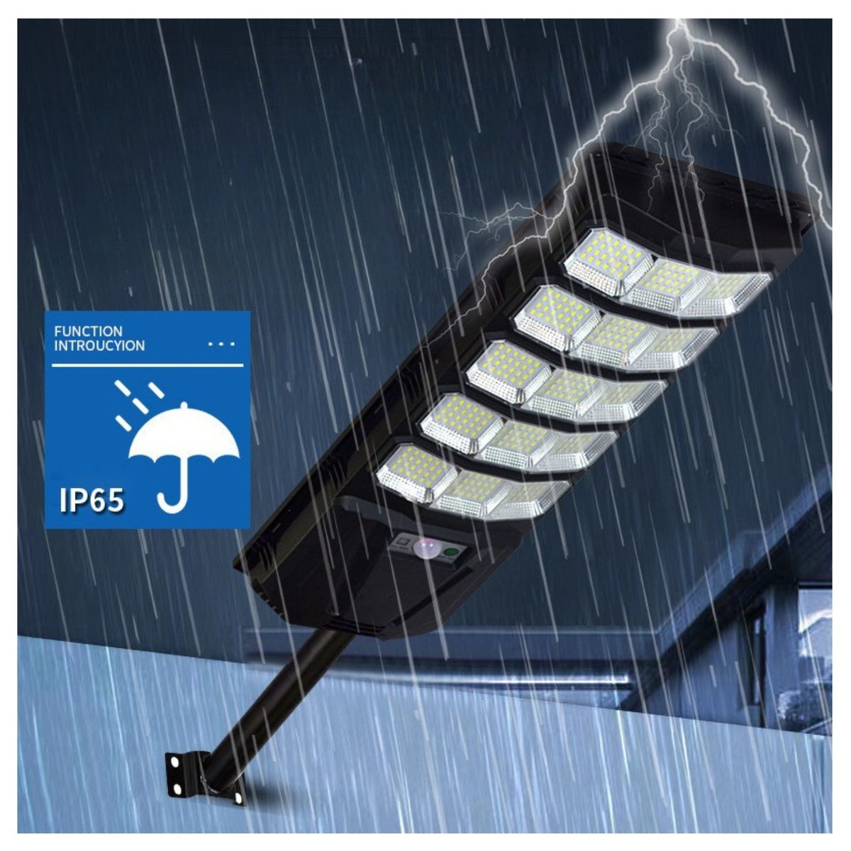 GENERICO - Foco Solar Led 1200w Exterior Ip65 Impermeable + Control