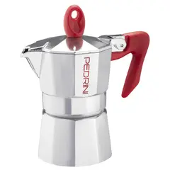 STERN - Cafetera Moka de aluminio pulido 1 taza