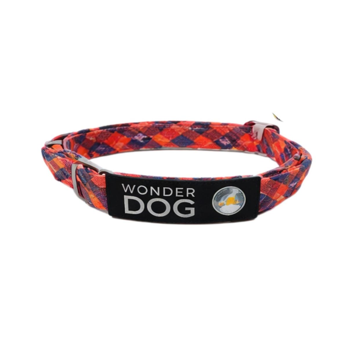 GENERICO - Collar Perro Nylon Ajustable S 32-45 cm Wonder Dog - Naranja