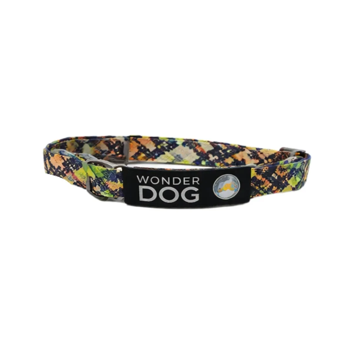 GENERICO - Collar Perro Nylon Ajustable XS 25-35 cm Wonder Dog - Verde oscuro