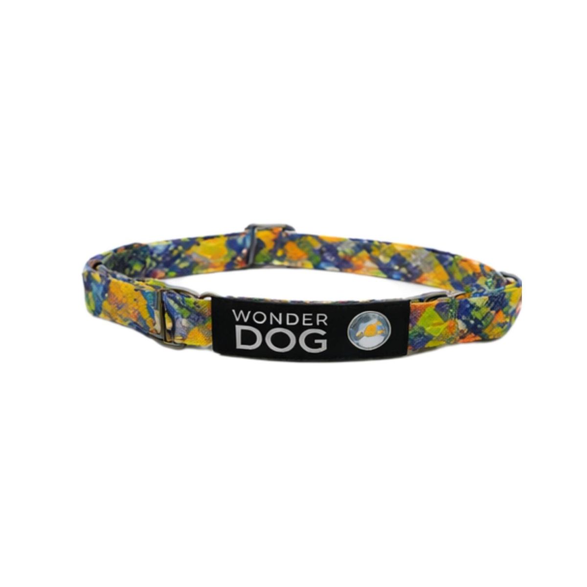 GENERICO - Collar Perro Nylon Ajustable XS 25-35 cm Wonder Dog - Amarillo