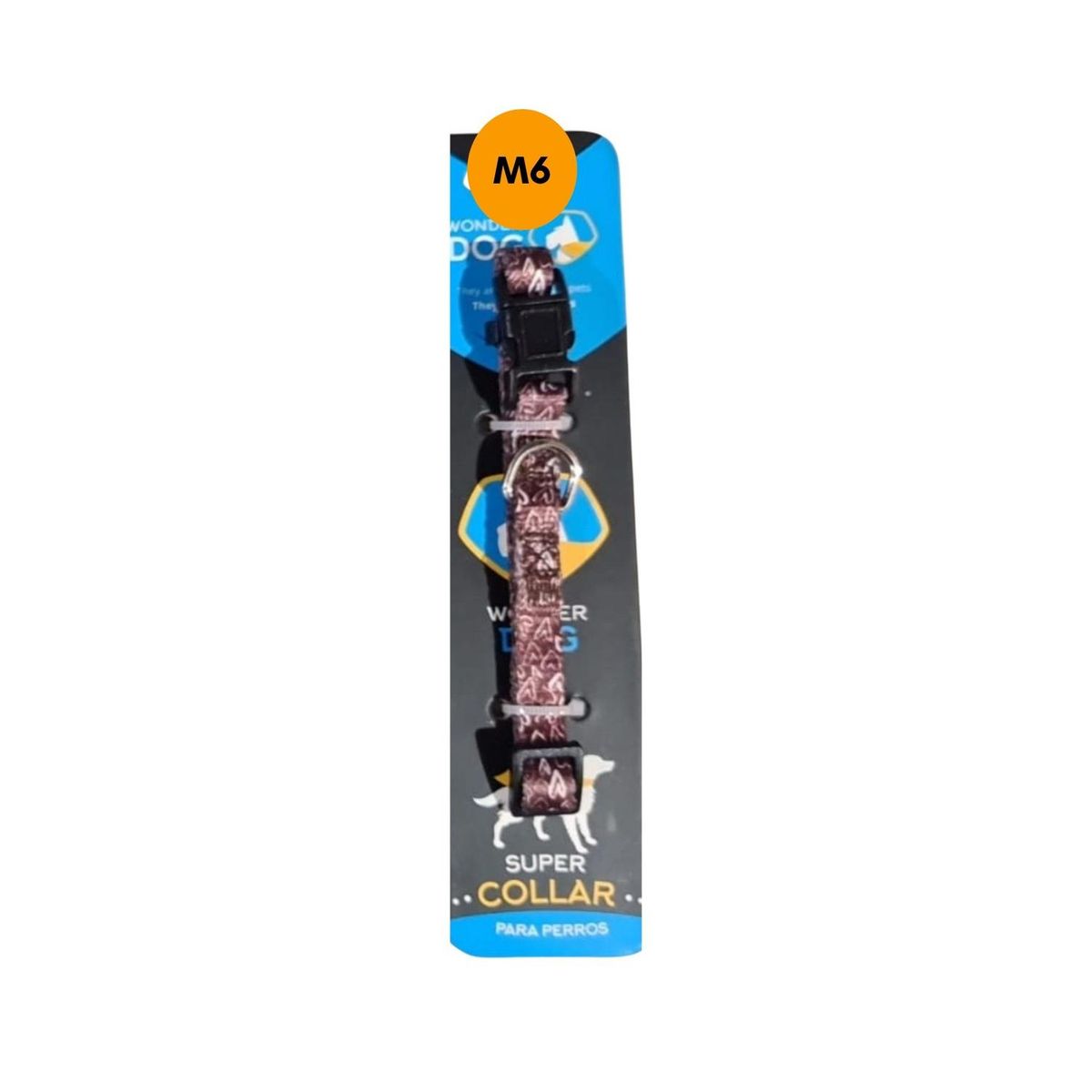 GENERICO - Collar Perro Talla S 3-8 kg Ajustable 20-31 cm Tela - Multicolor