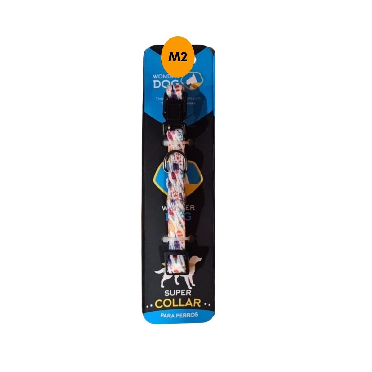 GENERICO - Collar Perro Talla S 3-8 kg Ajustable 20-31 cm Tela - Multicolor