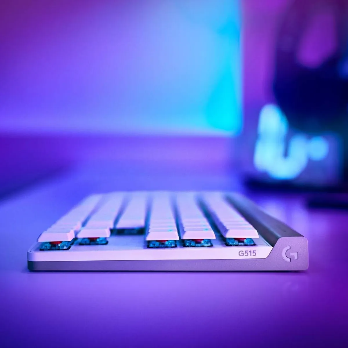 LOGITECH - Logitech G515 TKL White Alámbrico