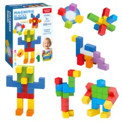 GENERICO - Juego De Bloques De Construcción Magnéticos 3d 100 Piezas