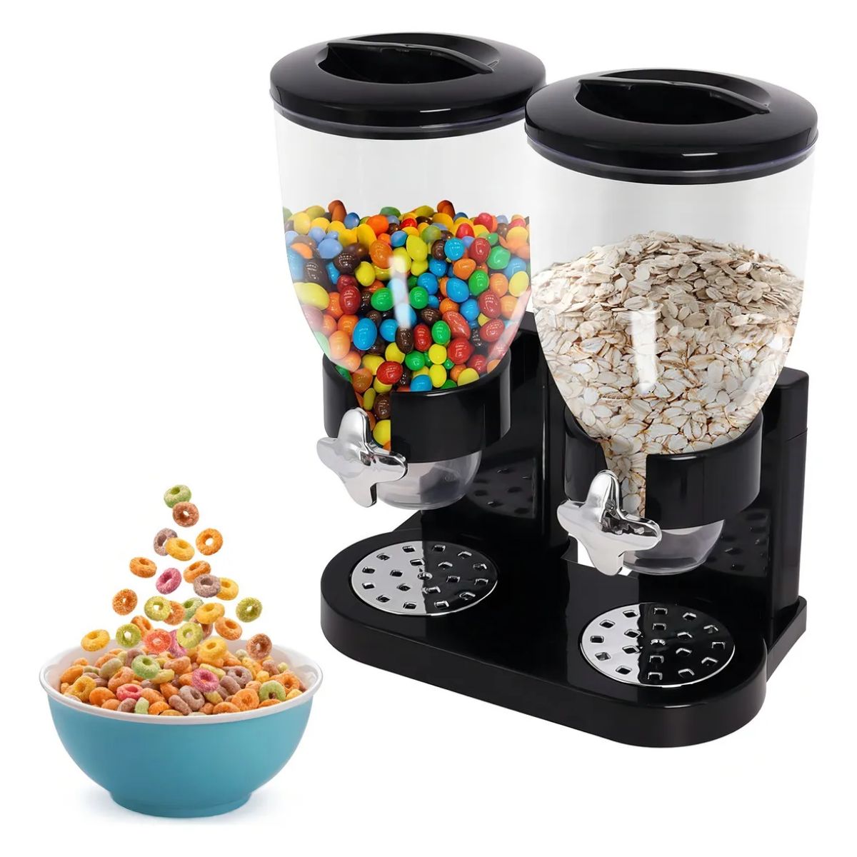 GENERICO - Set Dispensador Doble De Cereales Y Frutos Secos 2L CU