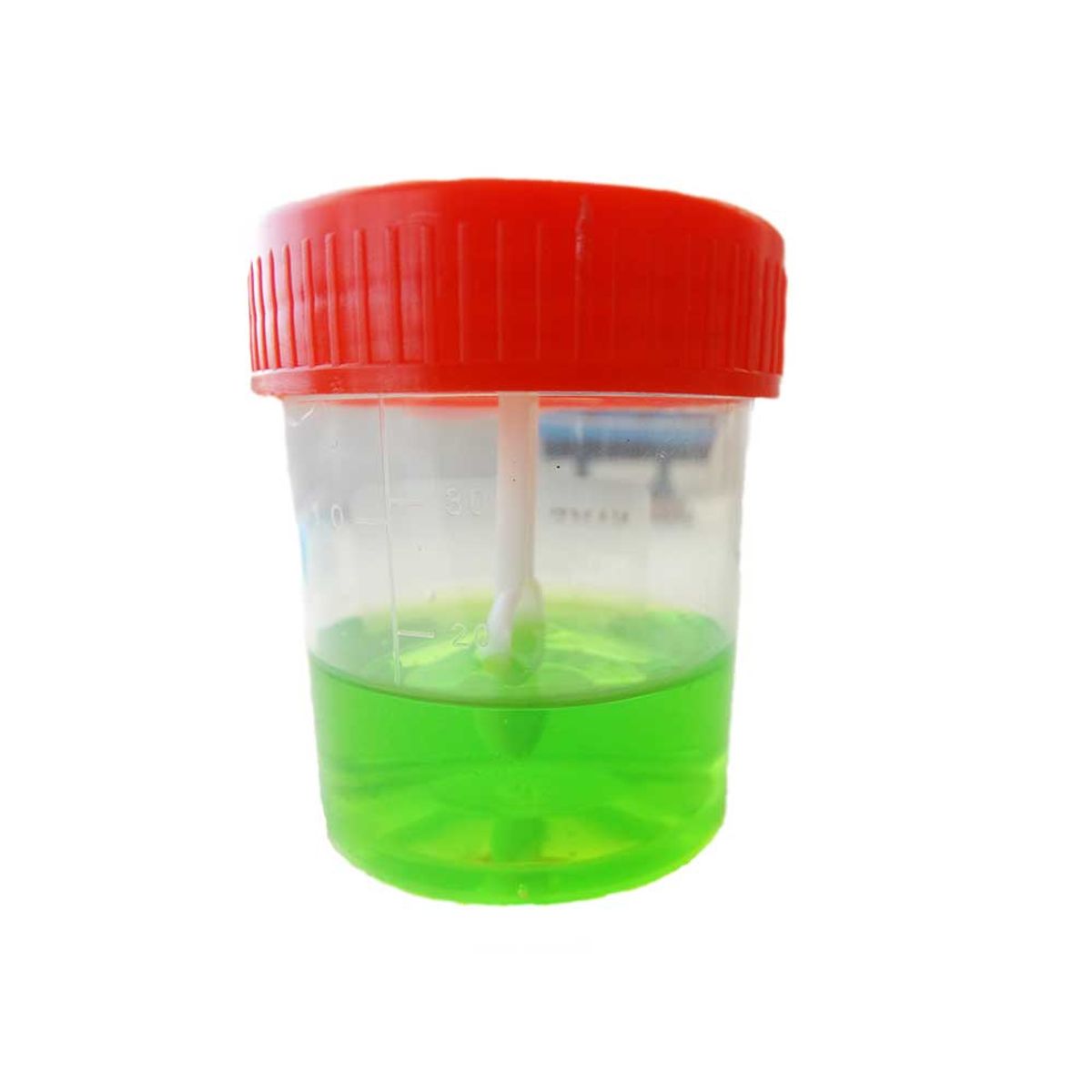 GENERICO - Frascos envase de 40 ml, estéril con tapa rosca y paleta  (100 unidades)