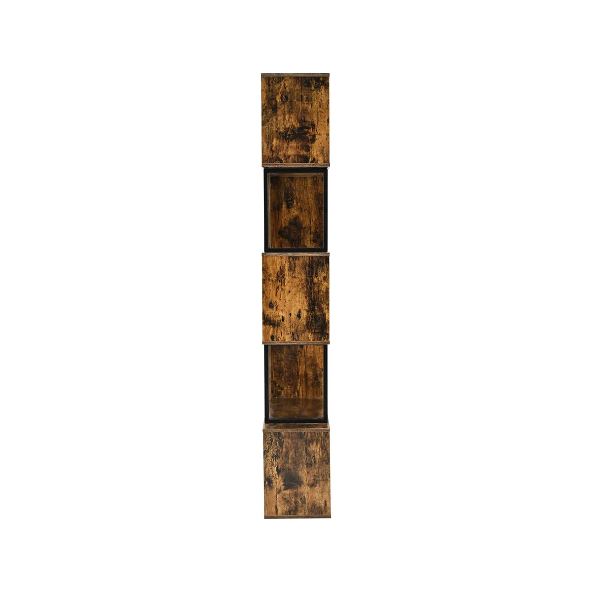 RELAN - Librero Biblioteca Book 5 Relan Estilo Industrial Símil Madera Mango
