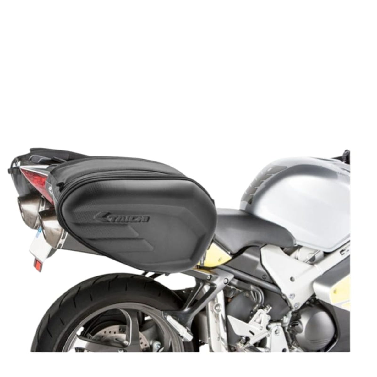 TAICHI - Alforjas Rigidas Para Moto, Taichi Carbon, Grande Set X2