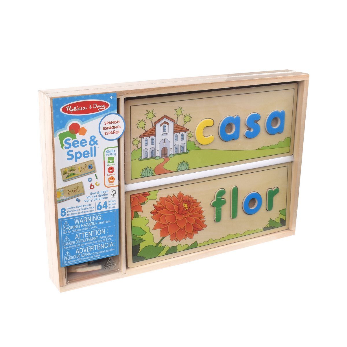 MELISSA & DOUG - OBSERVA Y DELETREA EN ESPAÑOL MELISSA AND DOUG