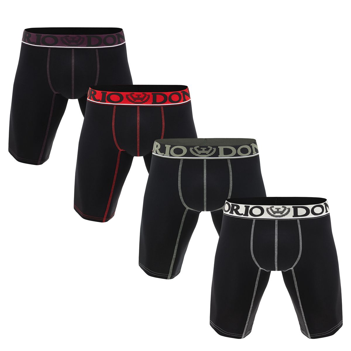 GIOVACCHINO - Pack de 4 Boxer Largo Algodón Hombre