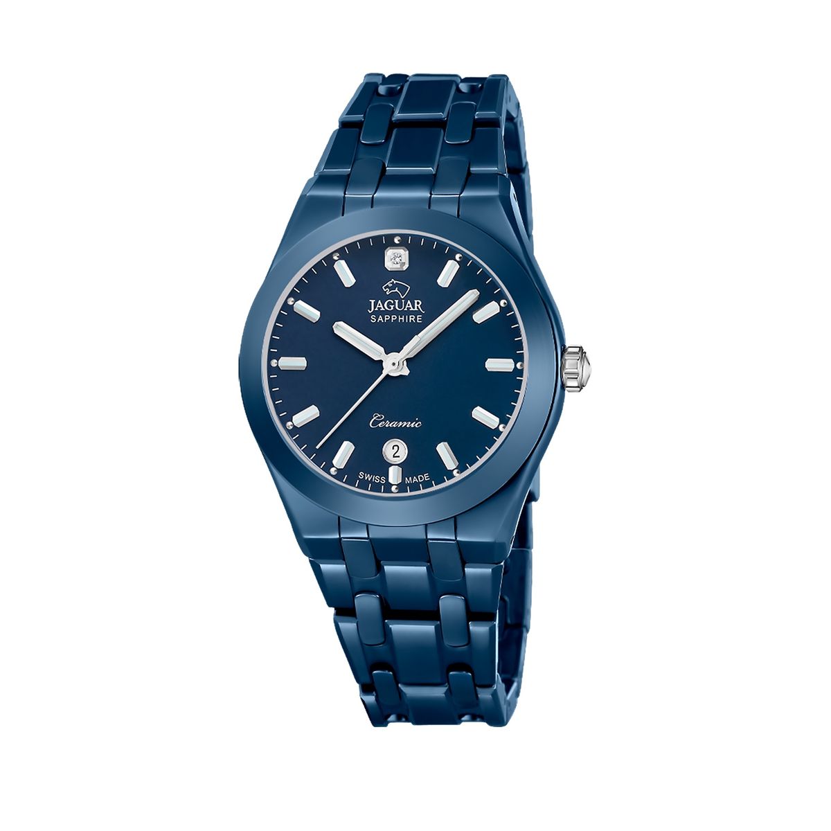 JAGUAR - Reloj J1051/1 Jaguar Swiss Azul Mujer Ceramic