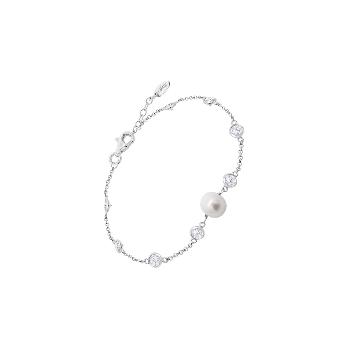 LOTUS SILVER - Pulsera LP3922-2/1 Lotus Silver Plateado Mujer Pearls