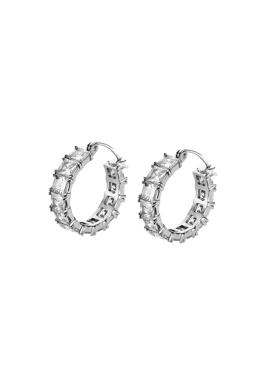 Aros LS2571-4/1 Plateado Mujer Rainbow Plateado TALLA UNICA
