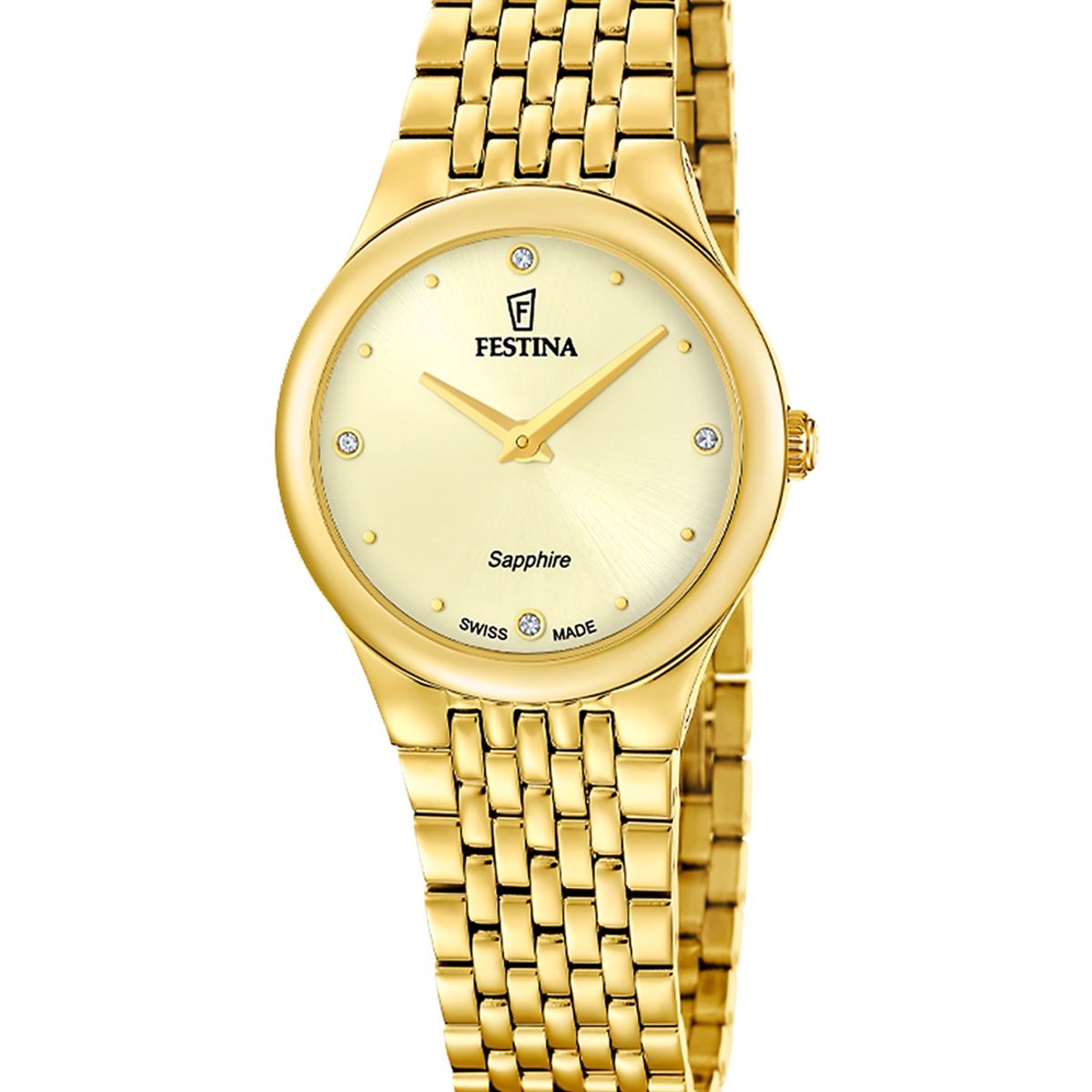 FESTINA SWISS - Reloj F20098/2 Festina Swiss Dorado Mujer Grace