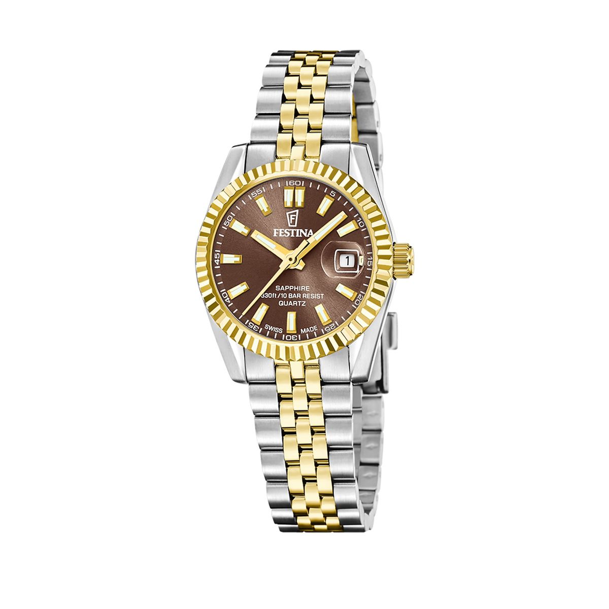 FESTINA SWISS - Reloj F20088/3 Festina Swiss Verde Mujer Acero Clasico