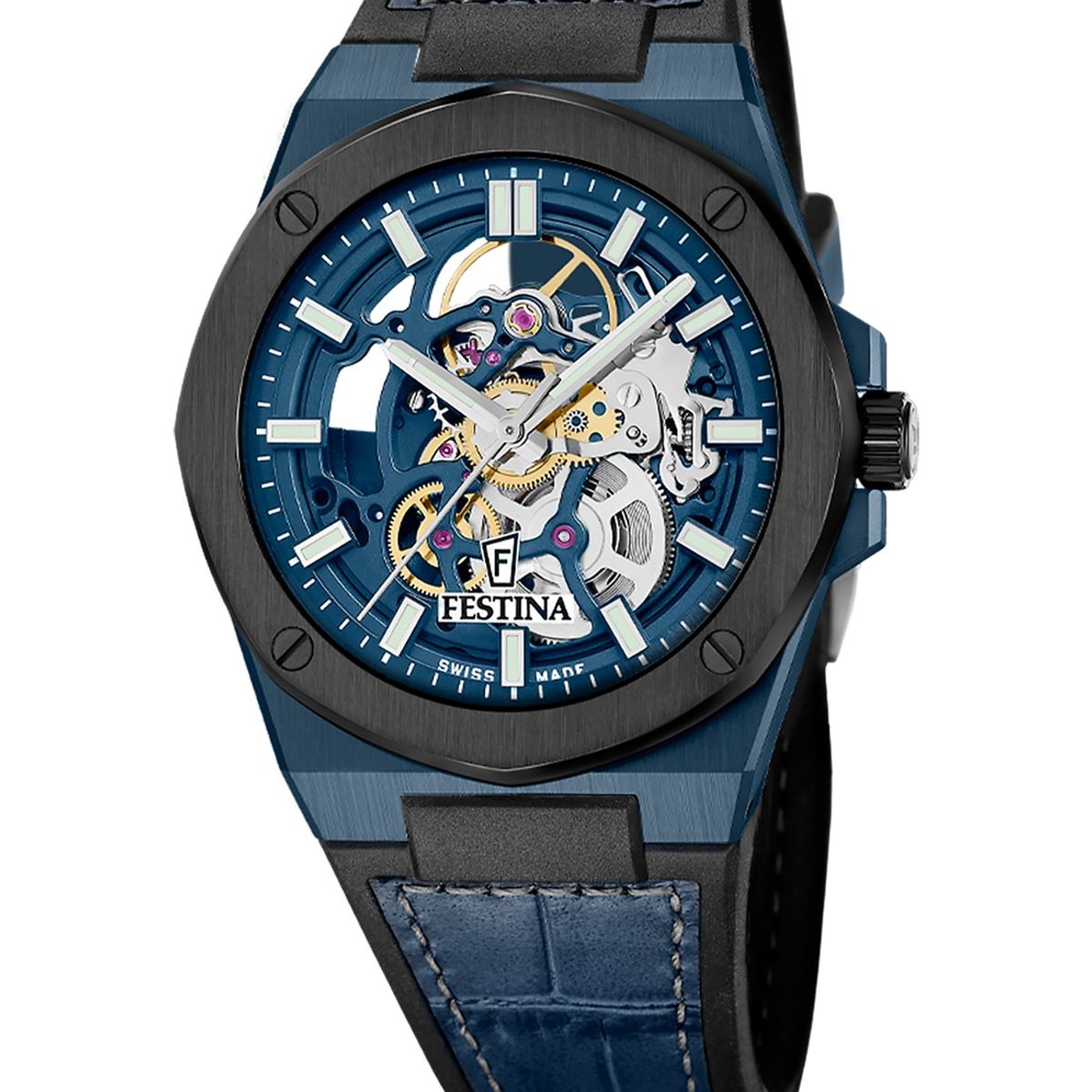 FESTINA - Reloj F22011/1 Festina Azul Hombre Automatico