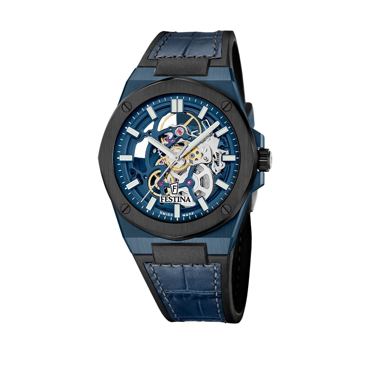 FESTINA - Reloj F22011/1 Festina Azul Hombre Automatico