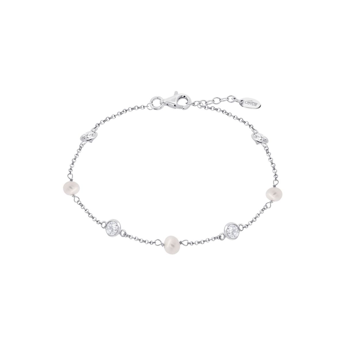 LOTUS SILVER - Pulsera LP3923-2/1 Lotus Silver Plateado Mujer Pearls