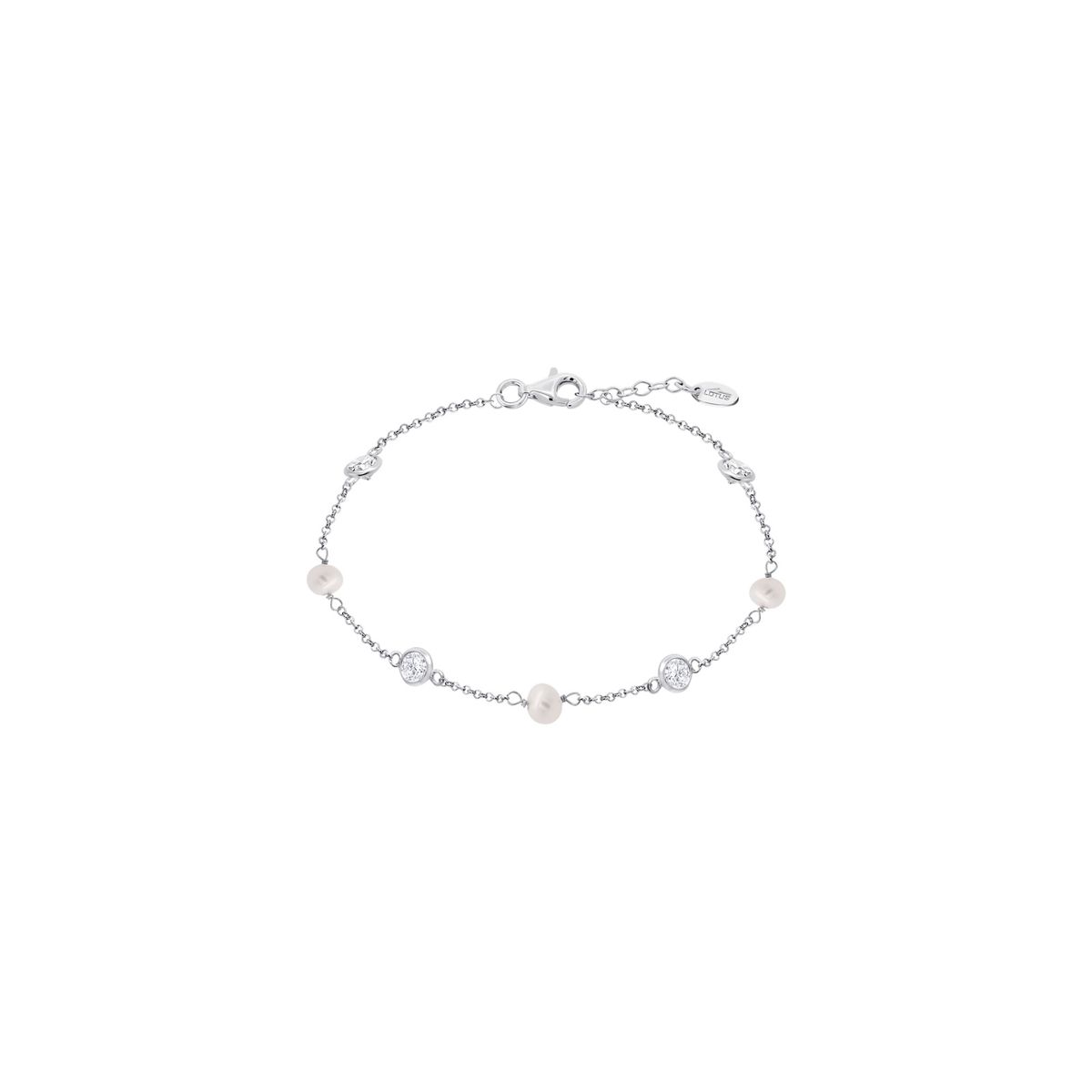LOTUS SILVER - Pulsera LP3923-2/1 Lotus Silver Plateado Mujer Pearls