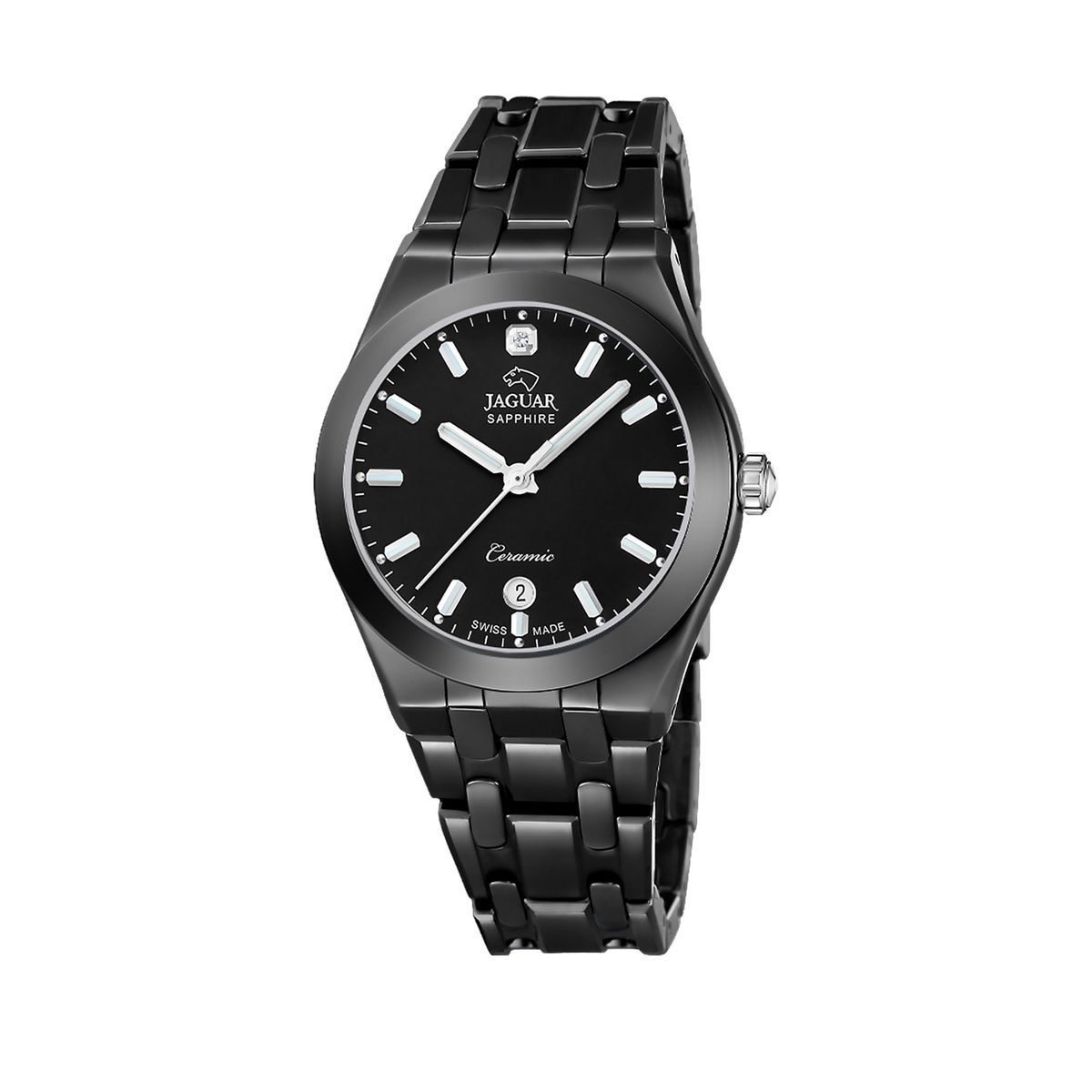 JAGUAR - Reloj J1052/1 Jaguar Swiss Negro Mujer Ceramic