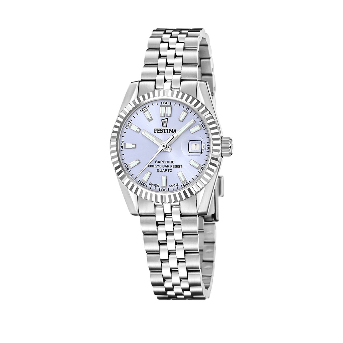 FESTINA SWISS - Reloj F20087/3 Festina Swiss Azul Mujer Acero Clasico