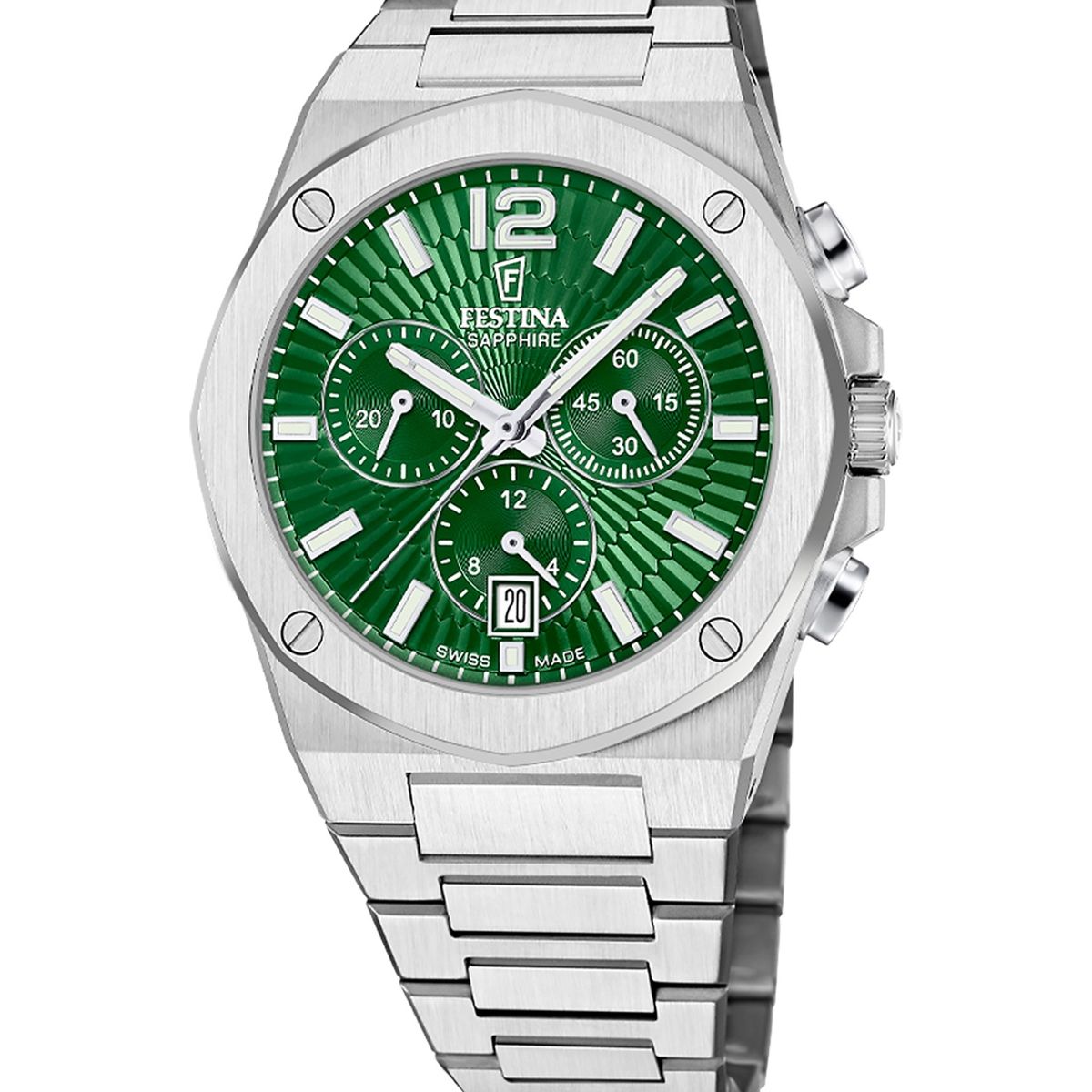 FESTINA SWISS - Reloj F22002/3 Festina Swiss Verde Hombre Valley