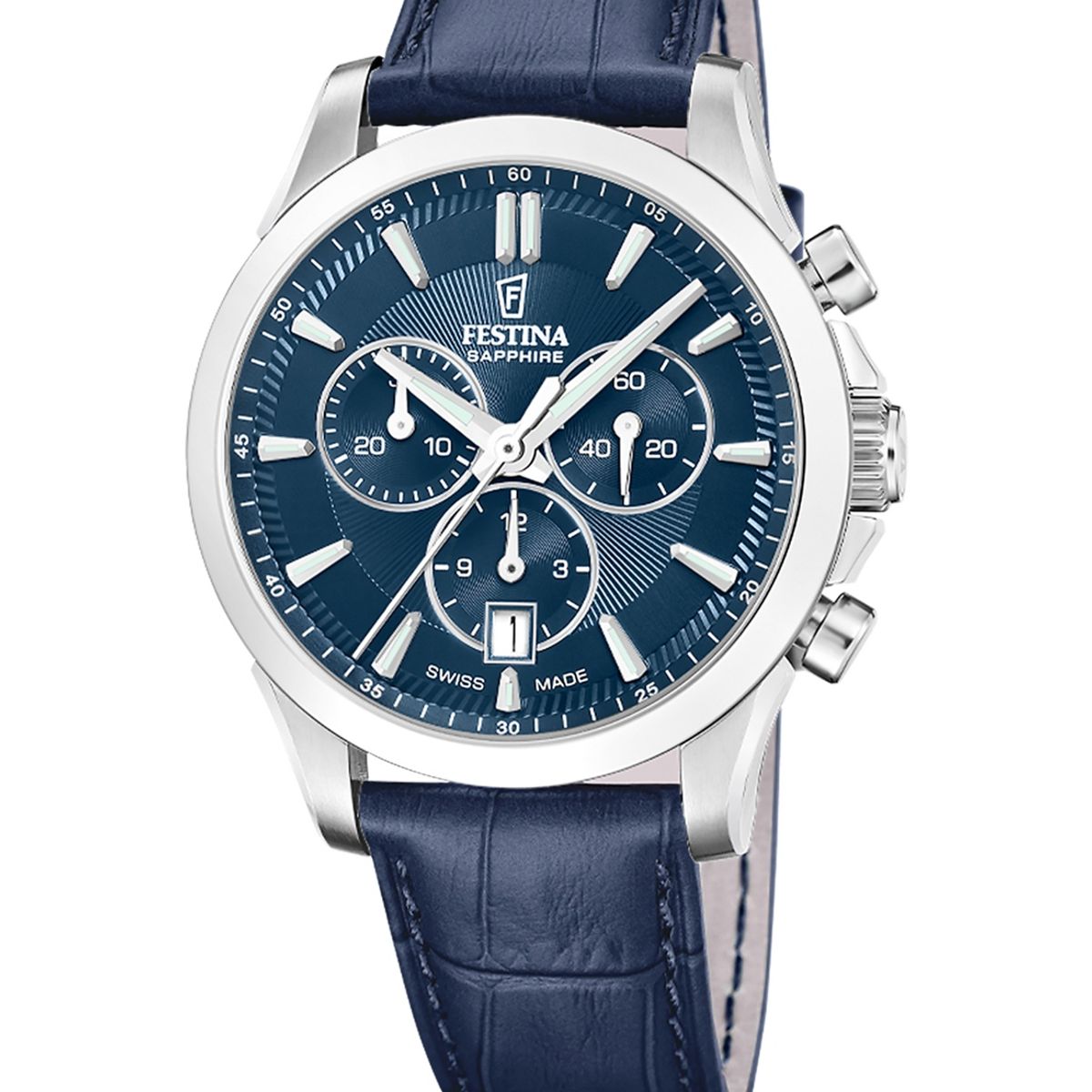 FESTINA SWISS - Reloj F20094/3 Festina Swiss Azul Hombre Chrono