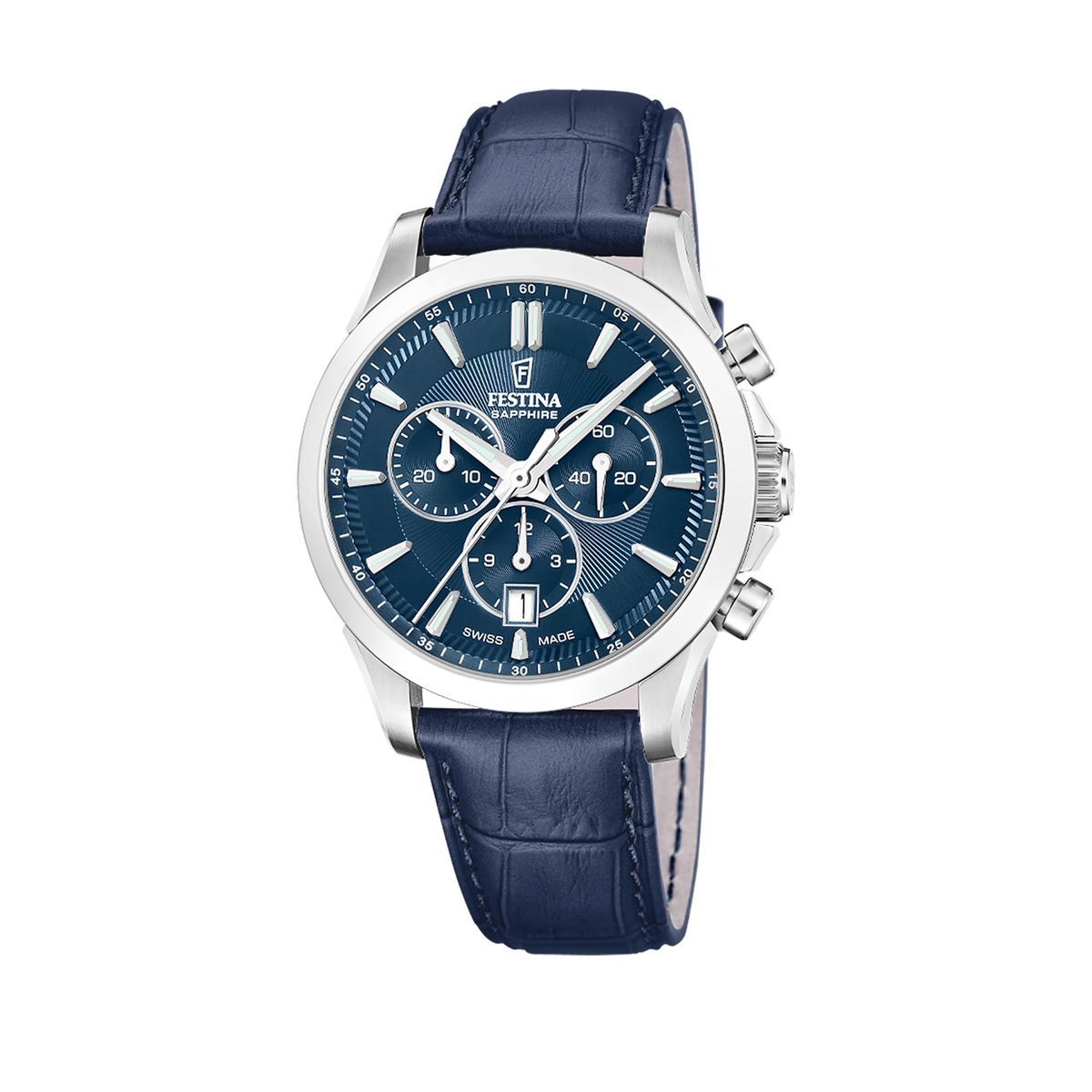 FESTINA SWISS - Reloj F20094/3 Festina Swiss Azul Hombre Chrono