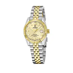FESTINA SWISS - Reloj F20088/2 Dorado Mujer Acero Clasico