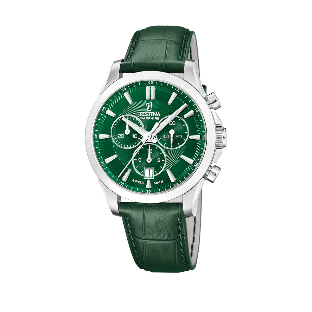 FESTINA SWISS - Reloj F20094/4 Festina Swiss Verde Hombre Chrono