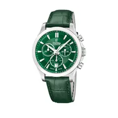 FESTINA SWISS - Reloj F20094/4 Verde Hombre Chrono