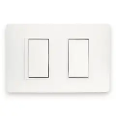 BTICINO - Interruptor Embutido doble 9 / 24 10a Blanco Armado -