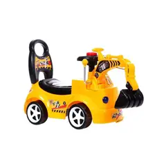 GENERICO - Correpasillos Andador Excavadora Luces Y Sonidos Amarillo