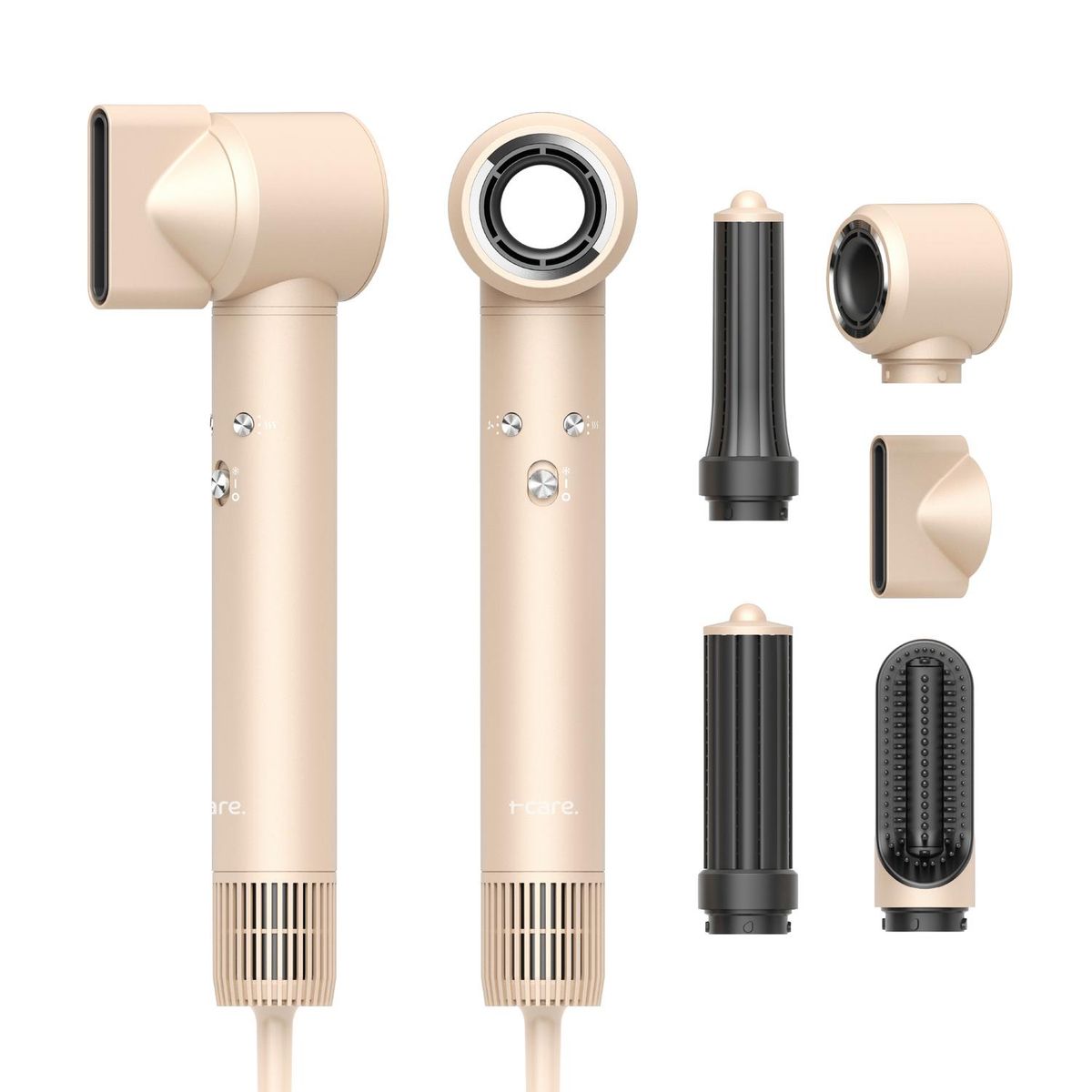 T CARE - Secador de pelo Multistyler T-Care Aero 5 en 1 Beige