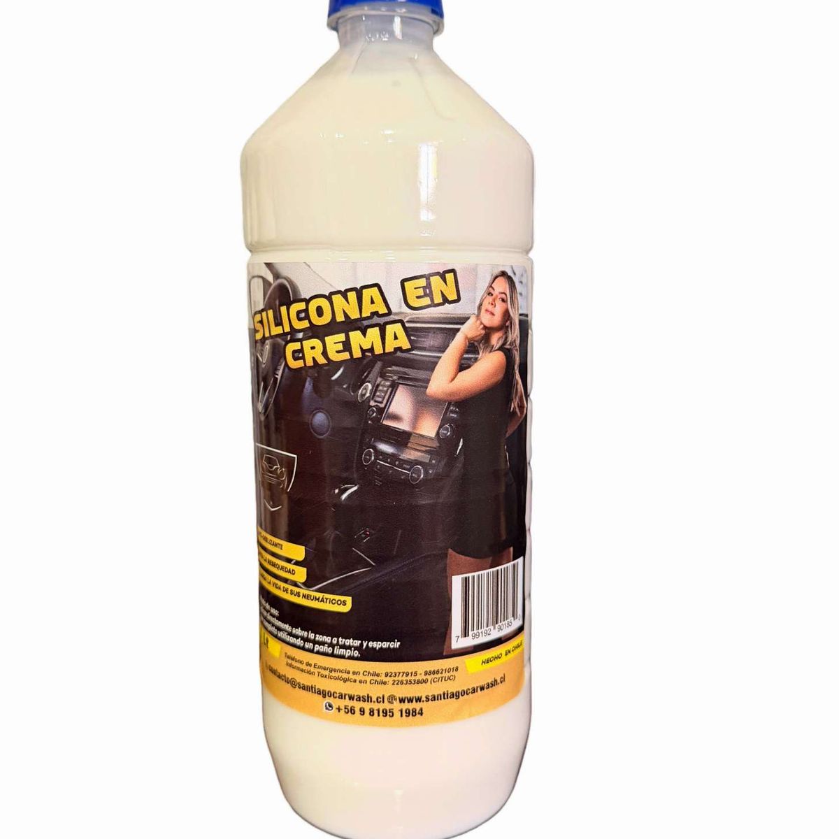 GENERICO - santiago car wash, silicona en crema con aroma para el mantenimiento del los interiores de su auto