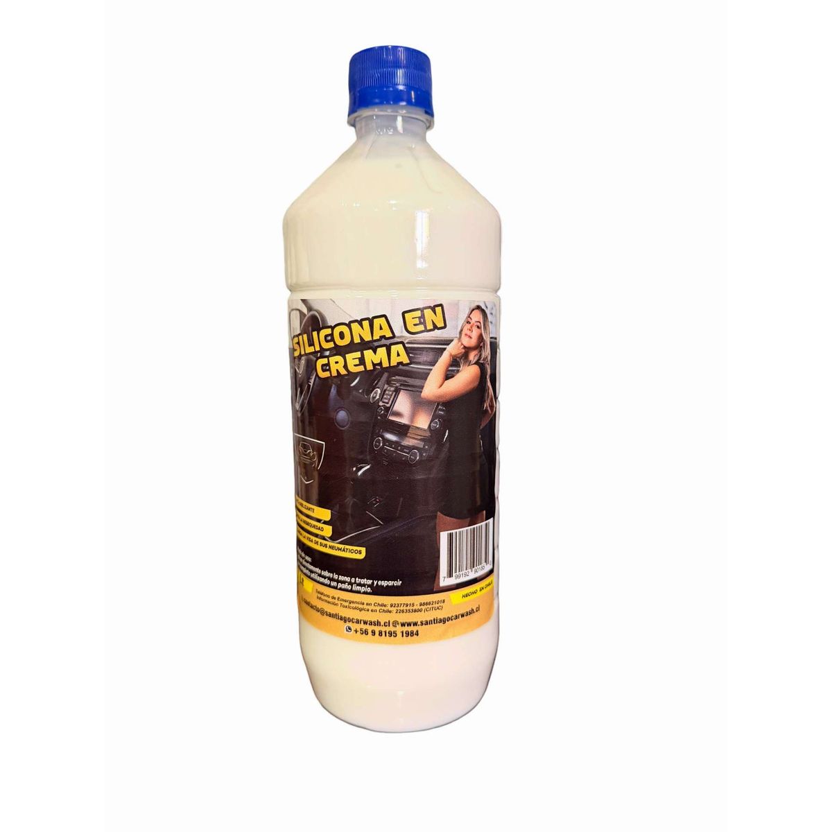 GENERICO - santiago car wash, silicona en crema con aroma para el mantenimiento del los interiores de su auto