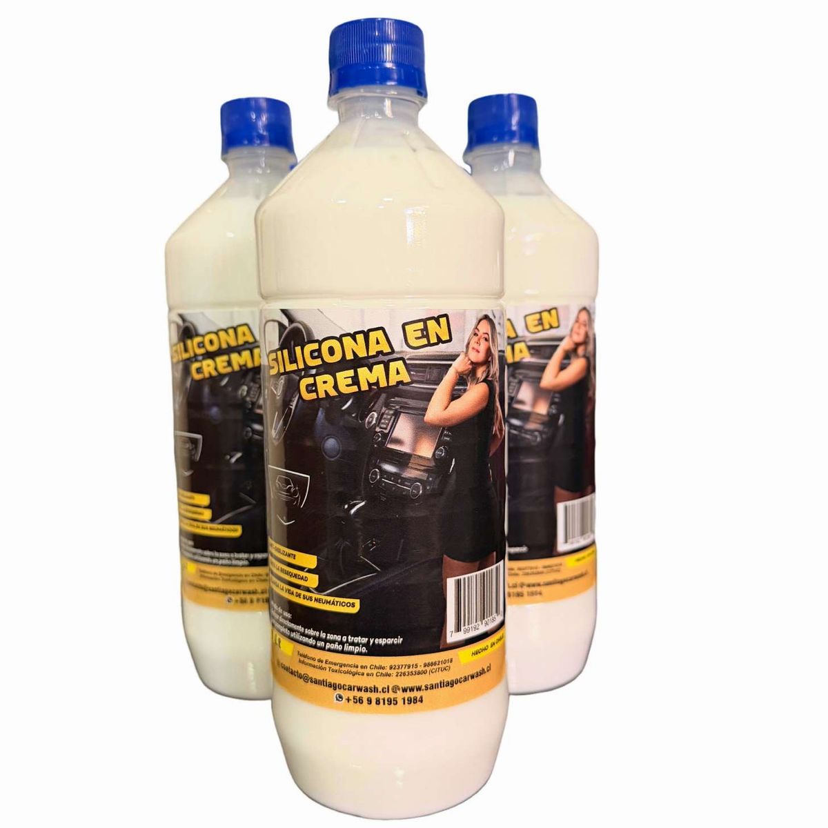 GENERICO - santiago car wash, silicona en crema con aroma para el mantenimiento del los interiores de su auto