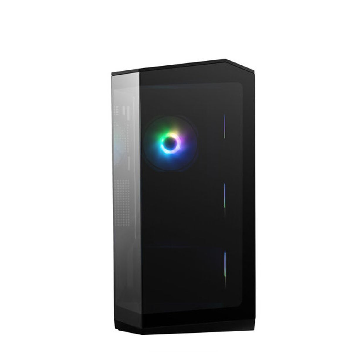 MSI - Gabinete - MSI MAG PANO M100R PZ - SFuente - m-ATX - Negro